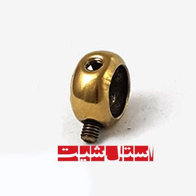 حلقه 16 طلایی استیل 304