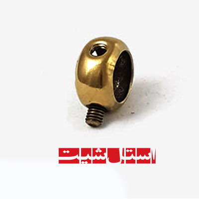 حلقه 25 طلایی استیل 304