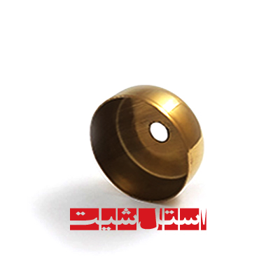 استکانی 51 طلایی سوارخ مرکز استیل 304 (دیوارکوب)