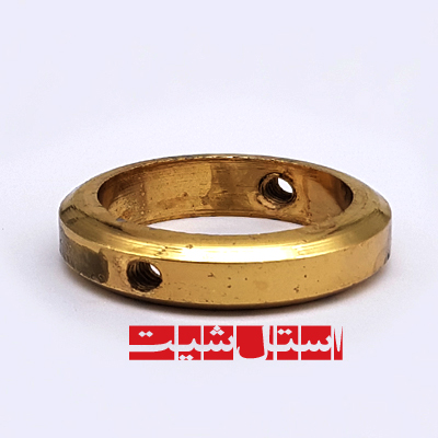 حلقه رینگی 38 طلایی استیل 304