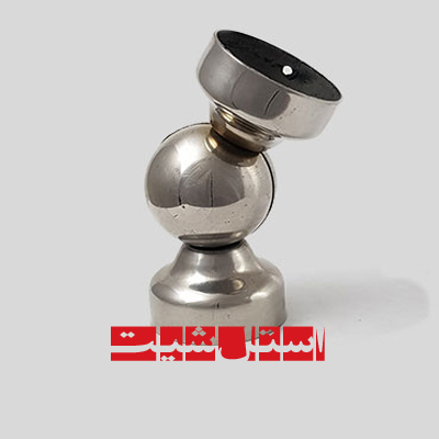 زانو دوسر 51 بغل گرد استیل 304