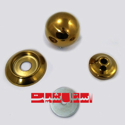 ست پایه استارت طلایی استیل 304