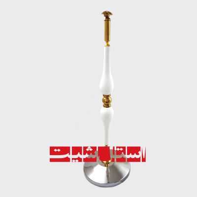 پایه اشکی استارت طلایی با چوب سفید
