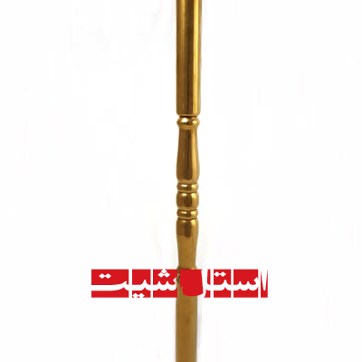 پایه دوسر گلابی 38 طلایی استیل 304